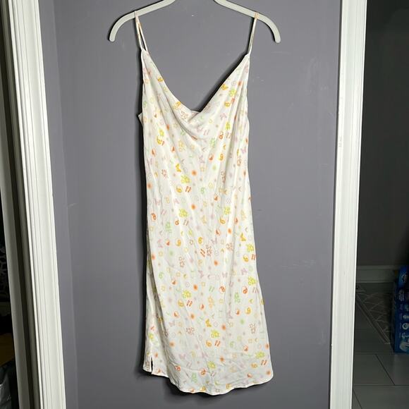 Elodie White Printed Spaghetti Strap Sundress Size Large - Picture 10 of 10
